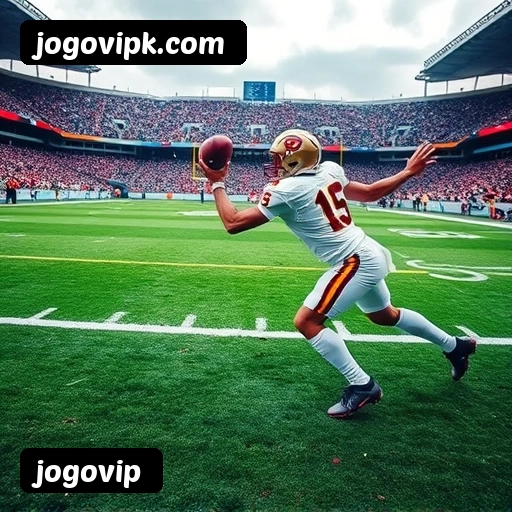 App jogovip para iOS e Android — interface mobile, login biométrico e PIX integrado
